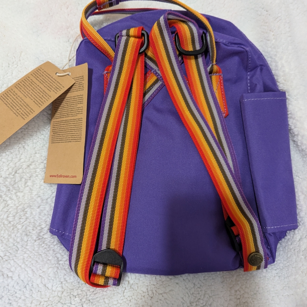 Fjallraven Kånken Purple with Rainbow Accents - Picture 3 of 3
